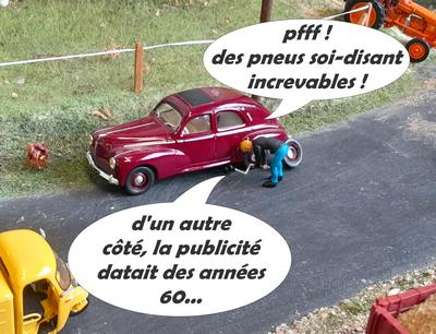 pneu crevé