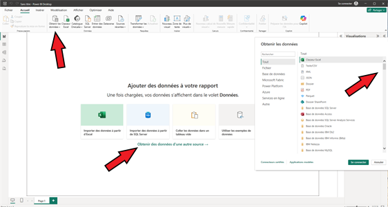 obtenir des données