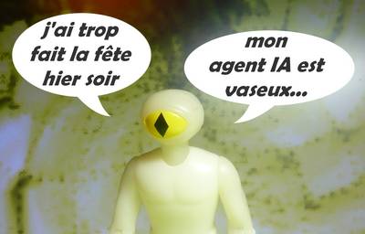 robot avec agent IA